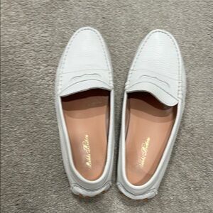 White Leather woman’s Loafers